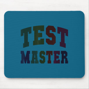 Funny test master testing day teacher mode on elaF Mouse Pad