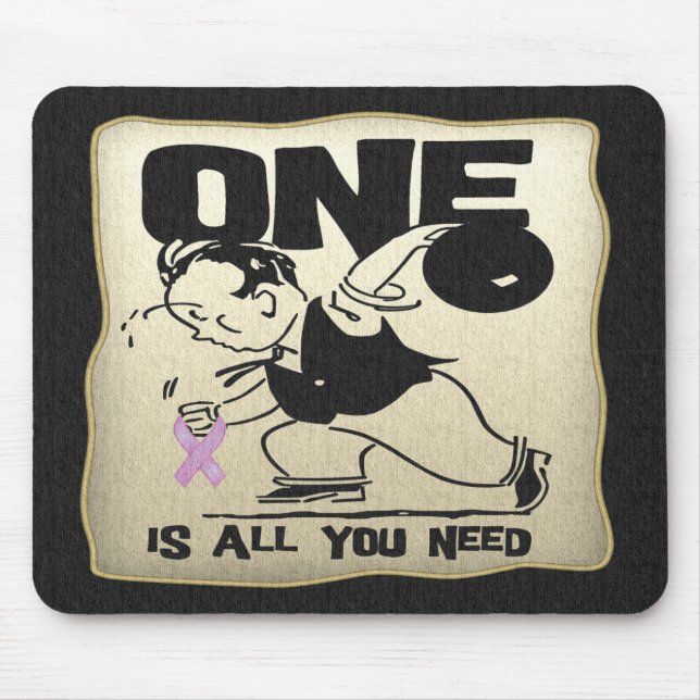 Funny Testicular Cancer Survivor Mouse Pad (Front)