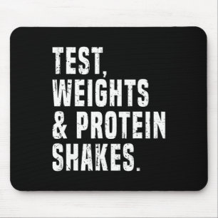 Funny Testosterone Test Steroid Humor Bodybuilding Mouse Pad