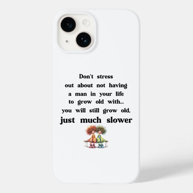 Funny text about women and men Case-Mate iPhone case (Back)