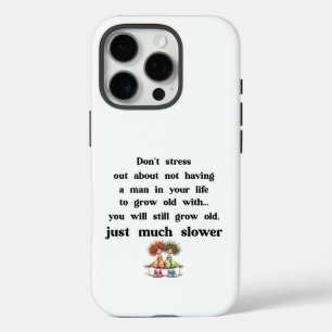 Funny text about women and men iPhone 16 pro case
