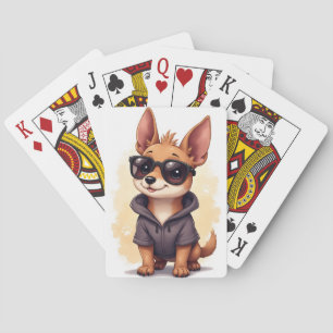 Funny Thai Ridgeback Kawaii Dog Playing Cards