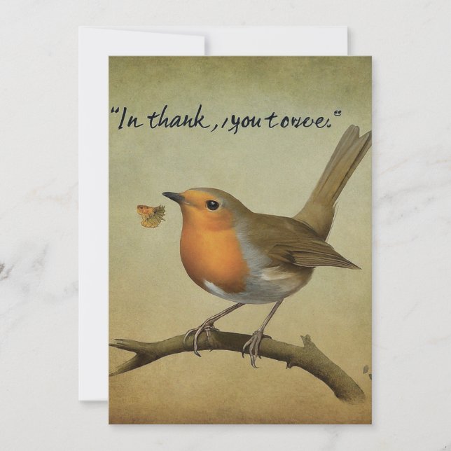 Funny thank you card (Front)