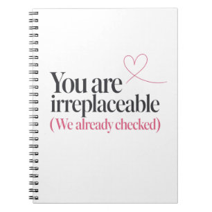 Funny Thank You Coworker Quote Notebook