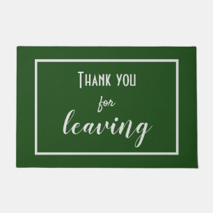Funny "Thank You For Leaving" Introvert Antisocial Doormat