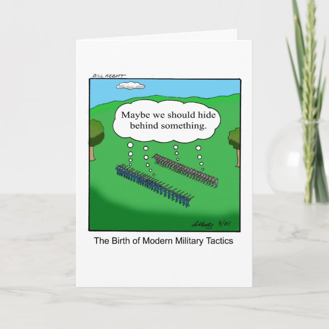 Funny Thank you Greeting Card (Front)