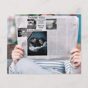 funny thank you news photo flyer