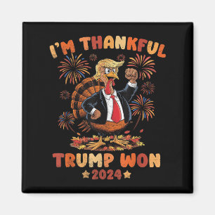 Funny Thanksgiving 2024 Election Winner Shirts Tru Magnet