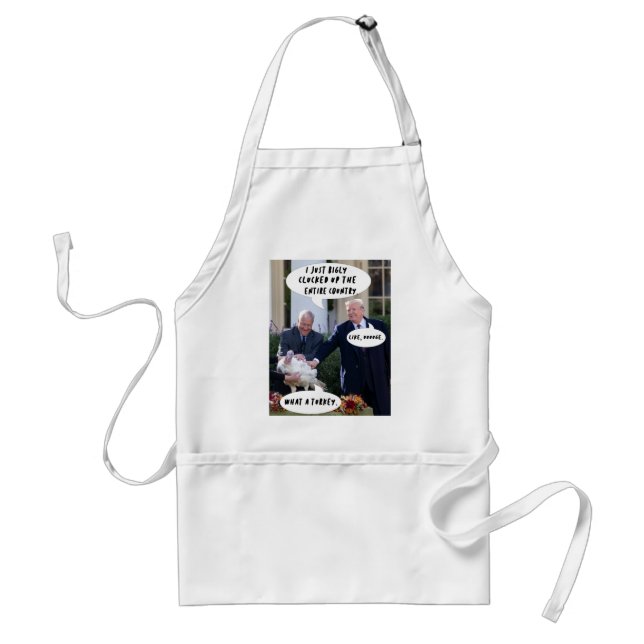Funny Thanksgiving Anti Donald Trump Quote Joke Standard Apron (Front)