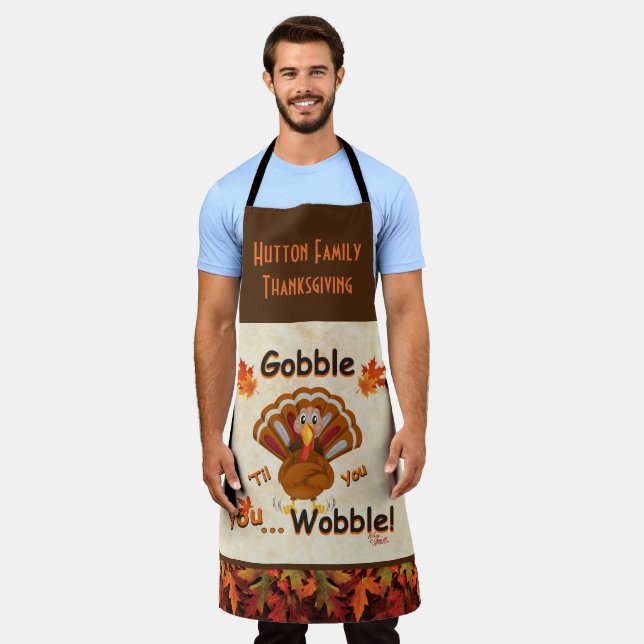 Funny Thanksgiving Apron (Worn)
