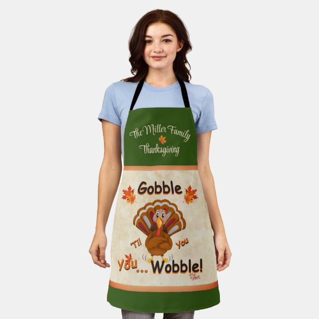 Funny Thanksgiving Apron (Worn)