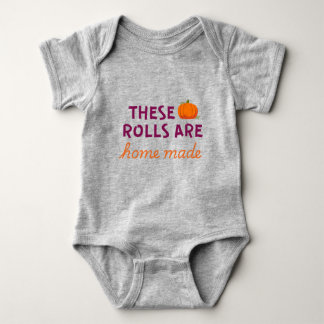 Funny Thanksgiving Baby Bodysuit, Cute Fall Baby  Baby Bodysuit