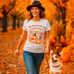 Funny Thanksgiving Corgi Dog Quote Pet Lovers T-Shirt