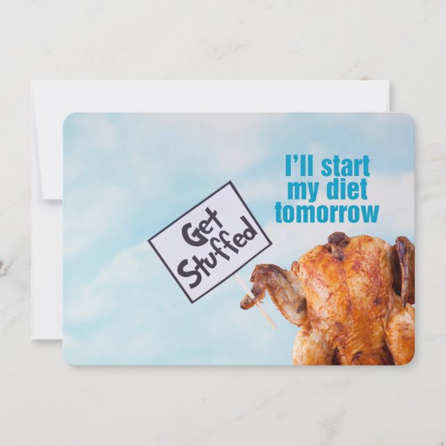 Funny Thanksgiving Day Invite (Front)