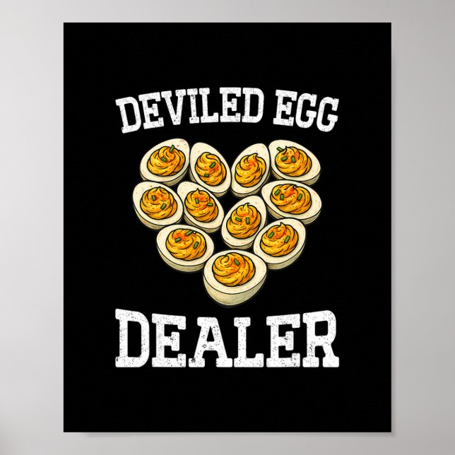 Funny Thanksgiving Deviled Egg Dealer You Know Why Poster (Front)