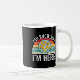 Funny Thanksgiving Deviled Eggs You Know Why I'm H Coffee Mug