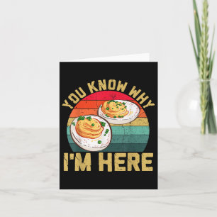 Funny Thanksgiving Deviled Eggs You Know Why Im He Card