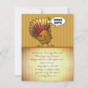Funny Thanksgiving Dinner Invitation