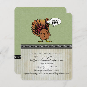 Funny Thanksgiving Dinner Invitation