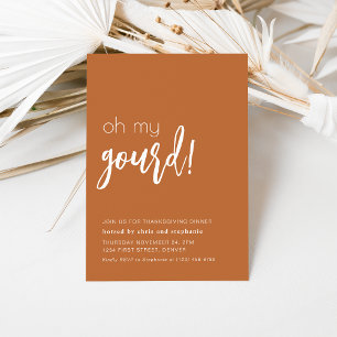 Funny Thanksgiving Dinner Party Invitation