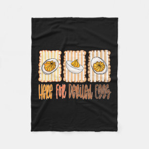 Funny Thanksgiving Dinner You Know Why I'm Here De Fleece Blanket