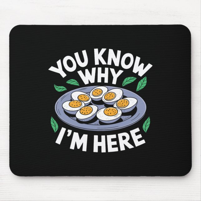 Funny Thanksgiving Dinner You Know Why I'm Here Re Mouse Pad (Front)