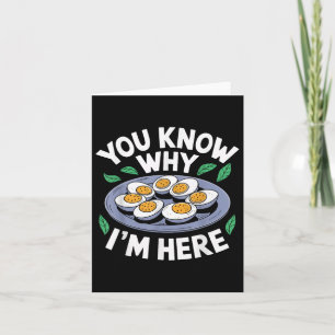 Funny Thanksgiving Dinner You Know Why Im Here Ret Card
