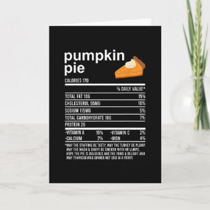Funny Thanksgiving Food Apparel Card