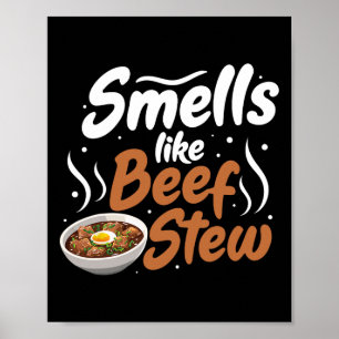 Funny Thanksgiving Food Fans Meme Beef Stew Poster