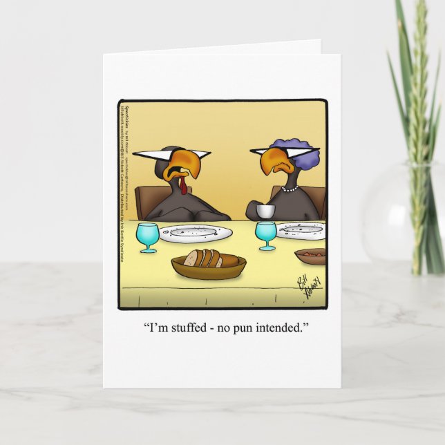 Funny Thanksgiving Greeting Card "Spectickles" (Front)