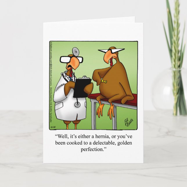 Funny Thanksgiving Greeting Card "Spectickles" (Front)