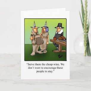 Funny Thanksgiving Greeting Card "Spectickles"