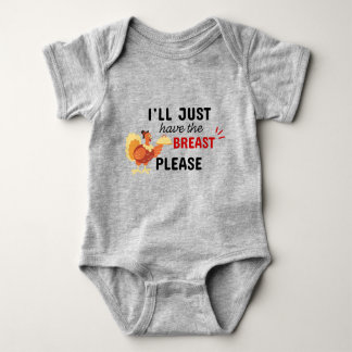 Funny Thanksgiving Holiday Baby Bodysuit Humour 
