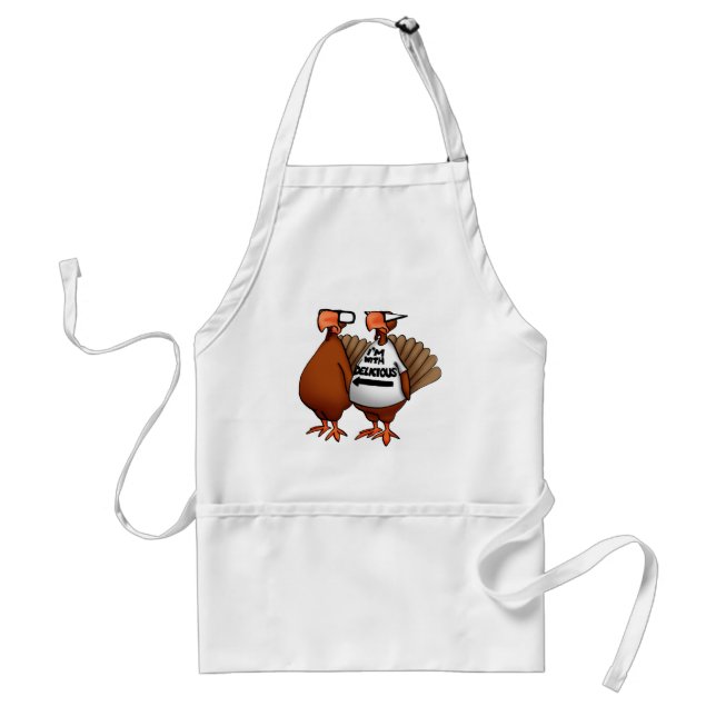 Funny Thanksgiving Humour Apron Gift (Front)