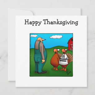 Funny Thanksgiving Humour Dinner Invitations