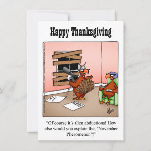 Funny Thanksgiving  Humour Invitations