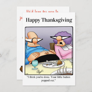 Funny Thanksgiving  Humour Invitations