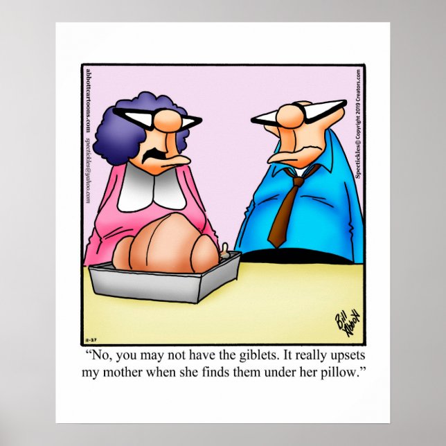 Funny Thanksgiving Humour  Poster (Front)
