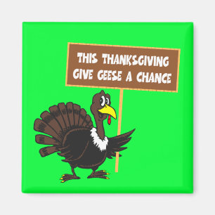 Funny thanksgiving magnet