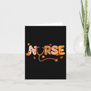 Funny Thanksgiving Nurse Turkey Day Fall Love Rn E Card