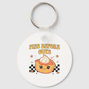 Funny Thanksgiving Pies Before Guys Toddler Girl K Key Ring