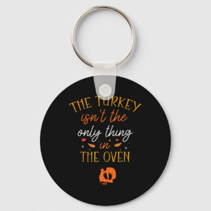 Funny Thanksgiving Pregnancy Announcement The Turk Key Ring