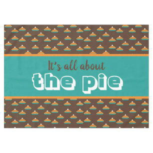 Funny Thanksgiving Pumpkin Pie Tablecloth