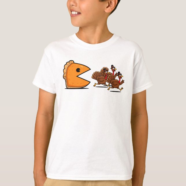 Funny Thanksgiving Shirt, Turkey Day Humor Gift T-Shirt (Front)