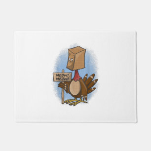 Funny Thanksgiving Shirts Turkey Shirt Fake Cat Me Doormat