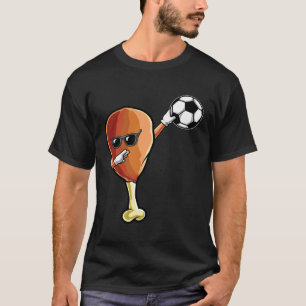 Funny Thanksgiving Soccer Team Player Coach Turkey T-Shirt