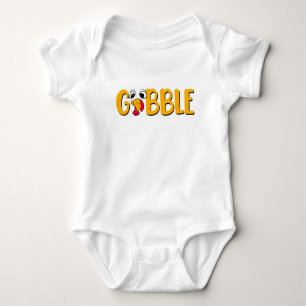 Funny Thanksgiving Turkey Baby Bodysuit
