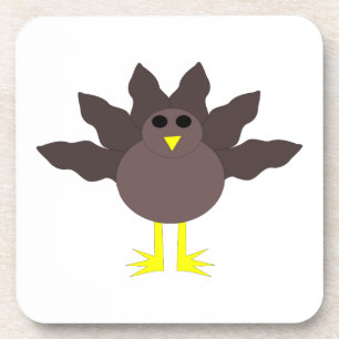 Funny Thanksgiving Turkey Coaster