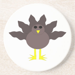 Funny Thanksgiving Turkey Coasters