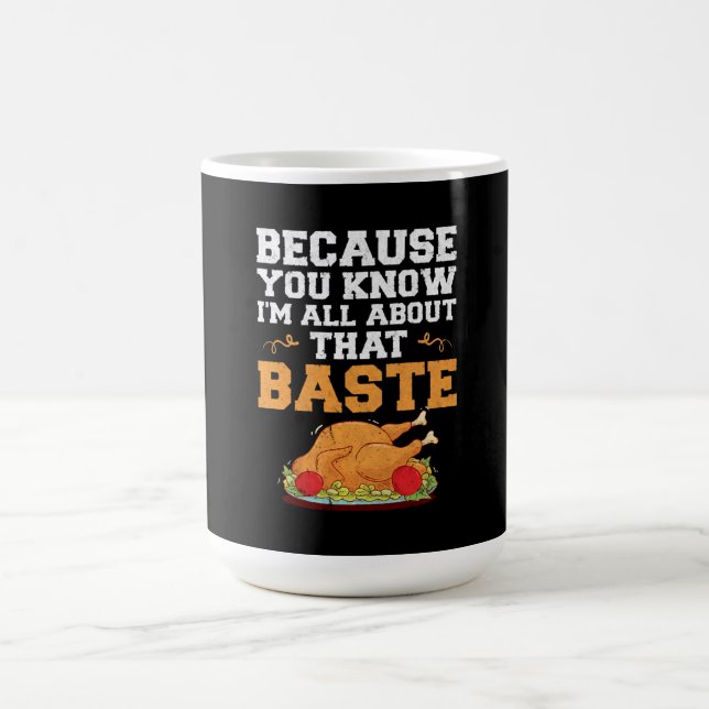 Funny Thanksgiving Turkey Day Costume Gift Coffee Mug (Center)